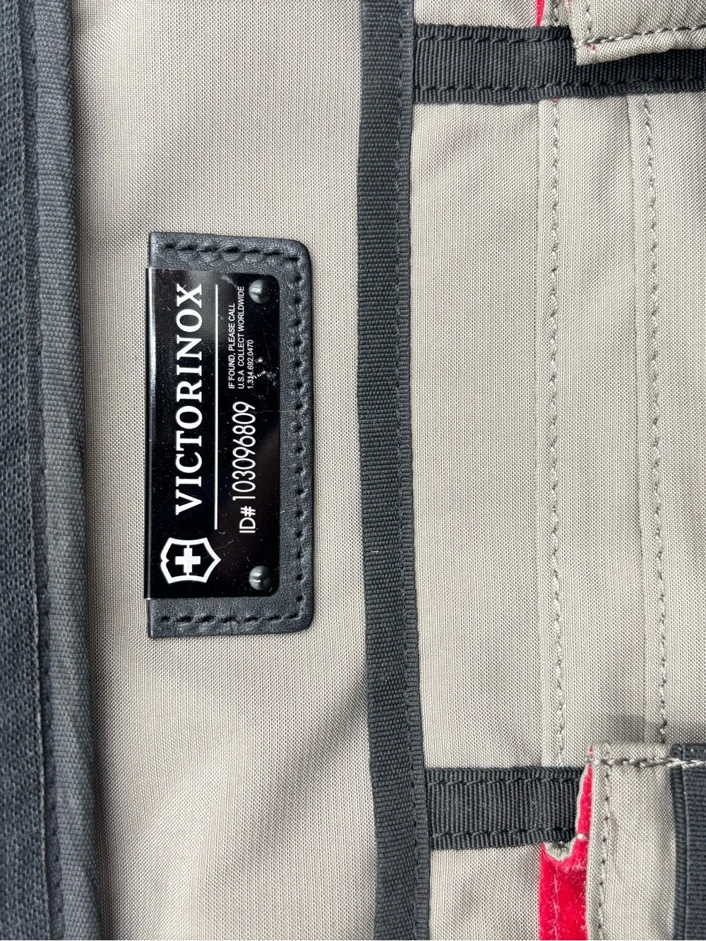 Victorinox Black Laptop Messenger Bag with Padded Strap